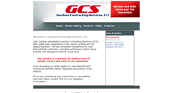 Desktop Screenshot of gardnercontractingservices.com